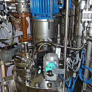 Couvercle avec vannes automatisées, Hastelloy, ATEX