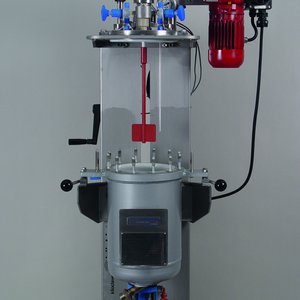 kiloclave réacteur en acier émaillé, avec couvercle et agitateur sans métal 
