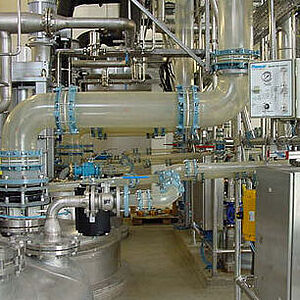 Conduit vapeur DN300 avec revêtement de protection