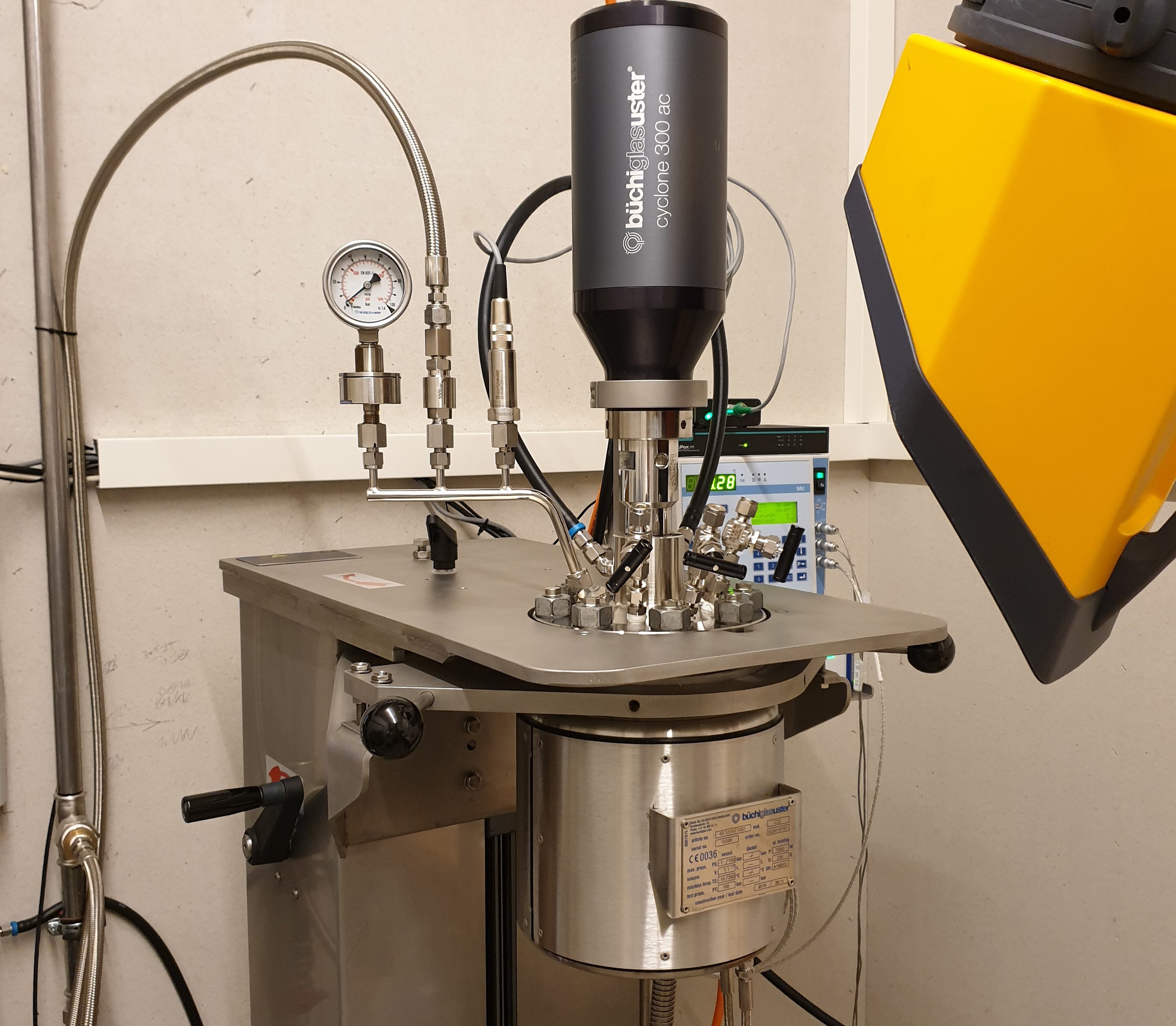 kiloclave for hydrothermal carbonization (HTC), ZHAW Wädenswil