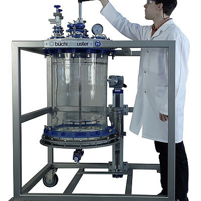Filtre Nutsch 100 litre pour pilot plant et kilo lab 