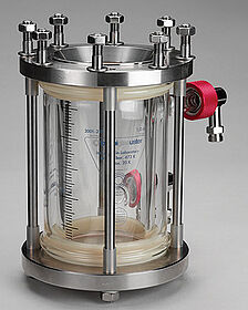 Type 2 Verre / acier / Hastelloy réacteur sous pression