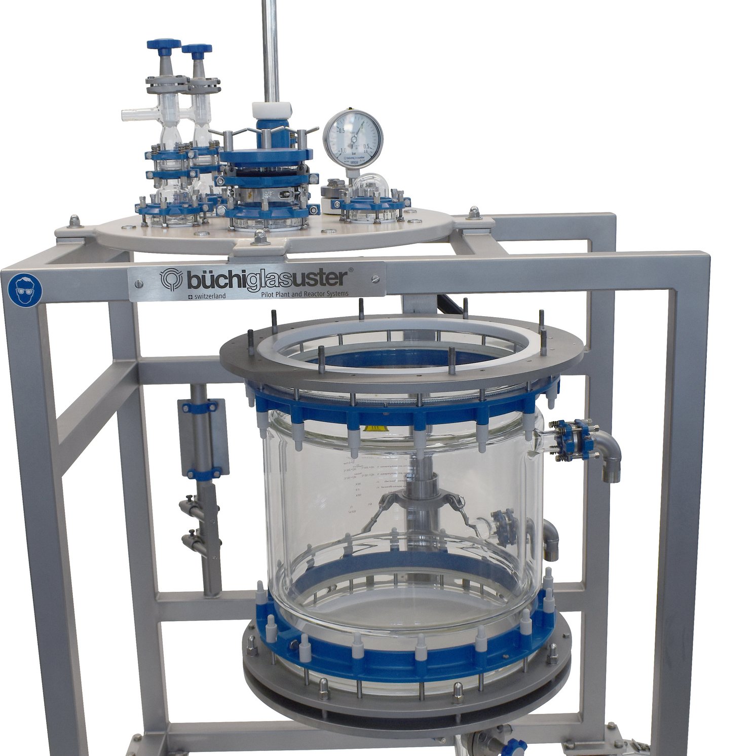 Mobile 50 litres verre Filtre - système ouvert