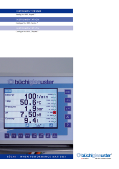 Instrumentation: sondes, afficheurs, contrôleurs