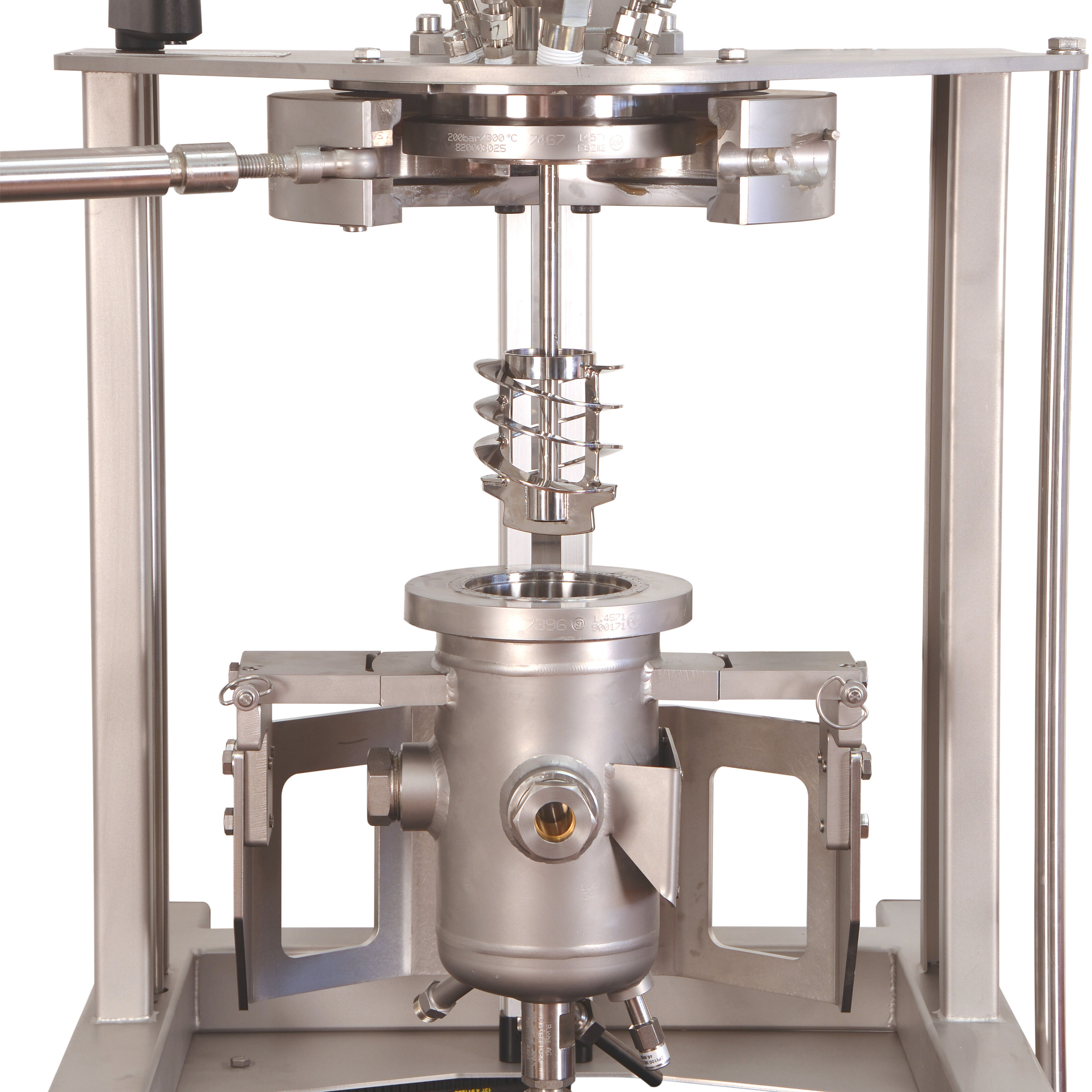 Réacteur 1litre, 250 bar avec fenêtre de visualisation, et agitation pour haute viscosité