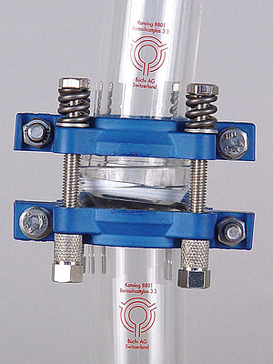buchiflex - raccordement verre flexible unique glass pour installations chimiques