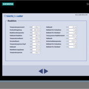 PLC controller parameter settings screen