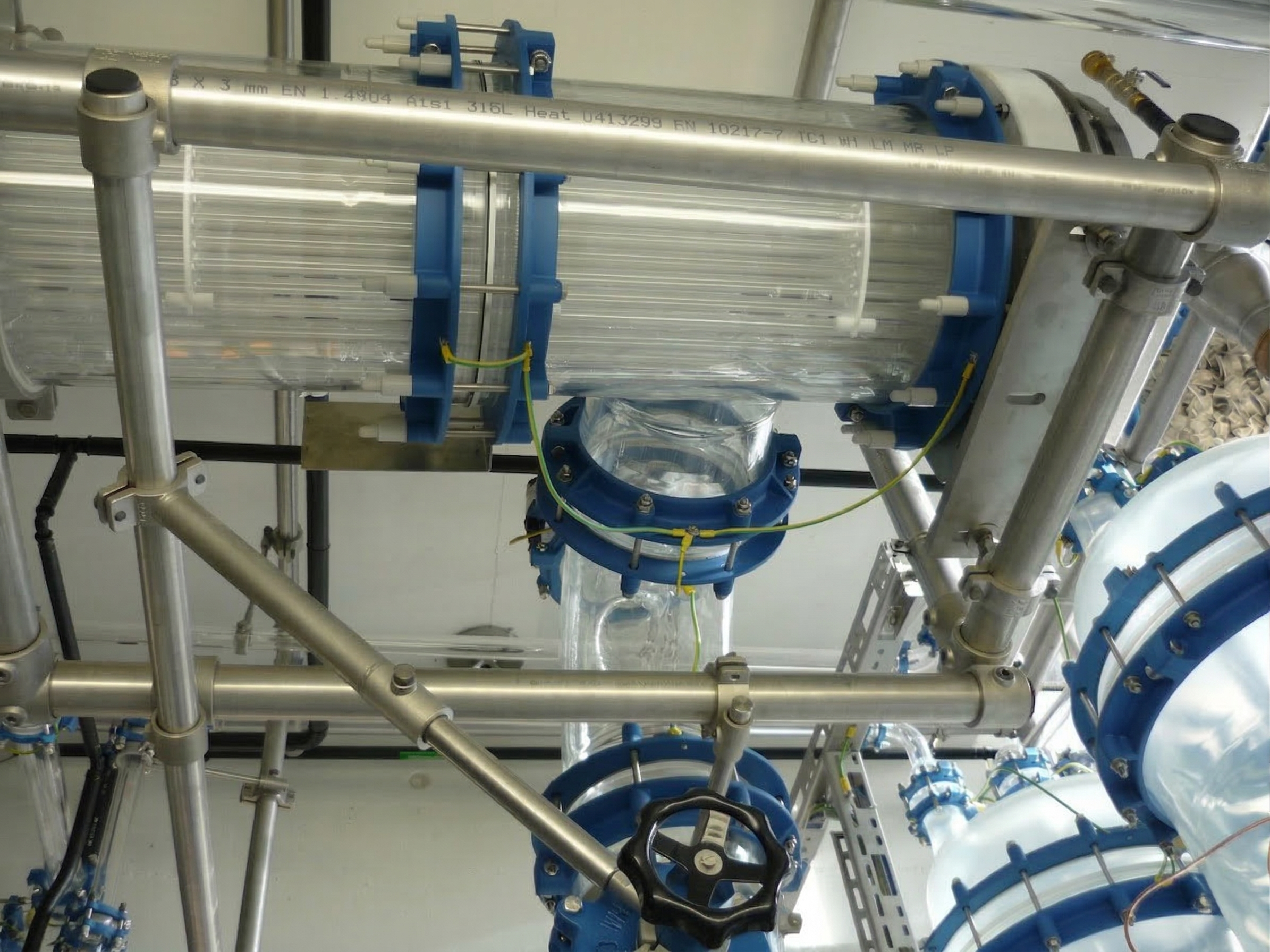 Échangeurs de chaleur à calandre et tubes (verre/verre)