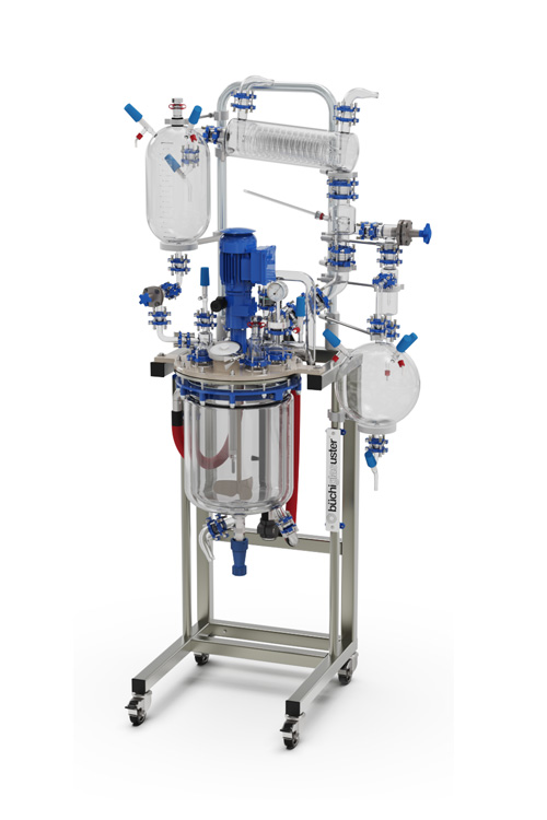 midiPilot® avec interchangeables 20 et 30 litres réacteur en verre