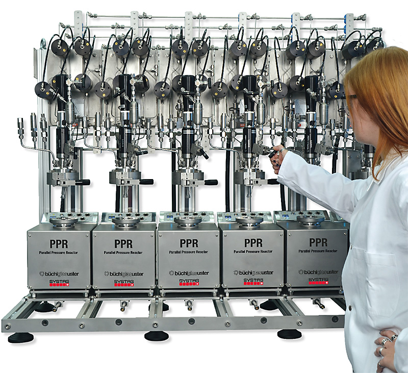 Réacteurs automatisés en parallèle, R&D efficient en laboratoire