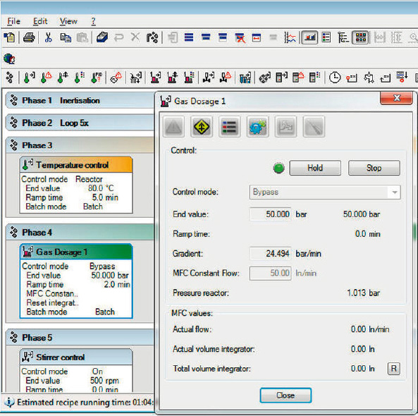 Gestion des recettes : Editeur copier/coller, modification "en cours", fonctions , comme, si, alors, …. Autre logique, boucle, saut arrière à la phase x …