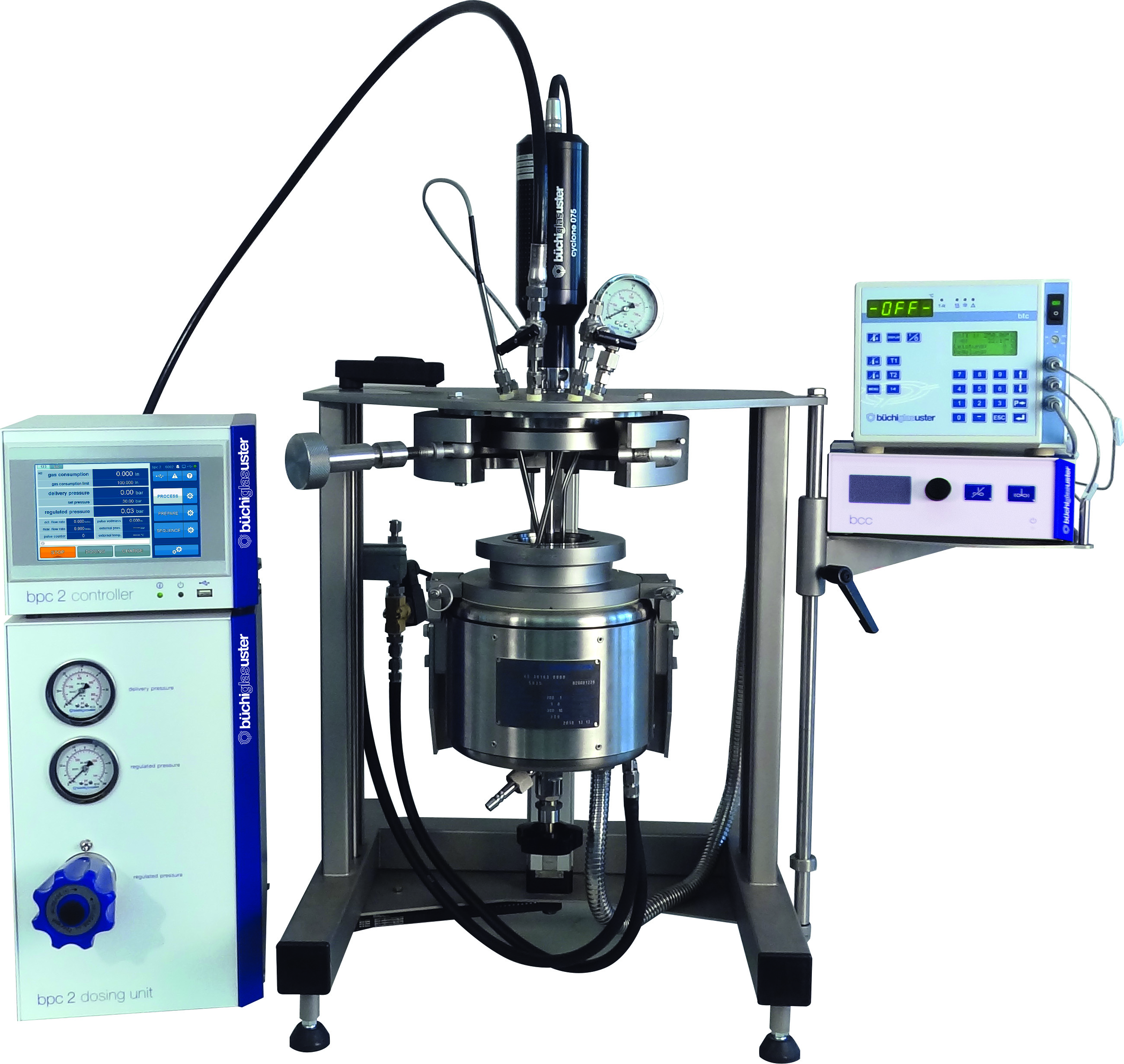 Système d’Hydrogénation bpc 2 avec réacteur midiclave 