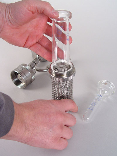 Cuves interchangeables en verre 10, 25 ml