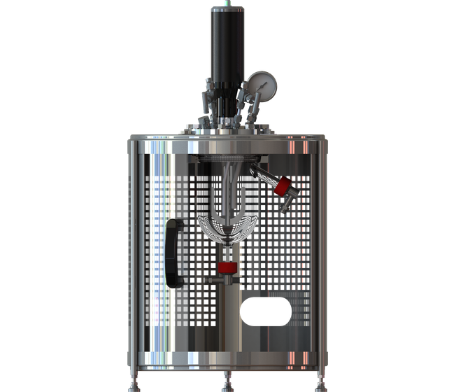 uniclave® - système compact et modulaire de réacteur sous pression à cuve en verre / métallique