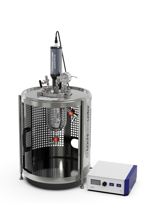 uniclave® – système compact et modulaire de réacteur sous pression à cuve en verre/métallique